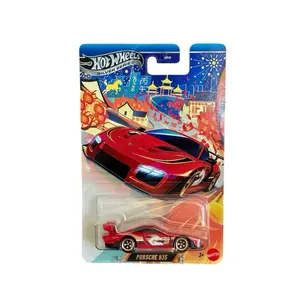 Hot Wheels Porsche 935 Year of the Horse Lunar New Years Edition Silver Series 1:64 Diecast Car