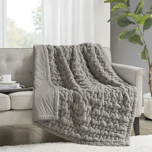 Plush Fuzzy Cozy Blankets and Throws for Couch, Bed, Sofa Cozy, Warm and Breathable - 50x60"