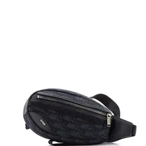 Pre-owned Dior Canvas Plain Backpacks Christian Scarab Bag Oblique Canvas and Leather by Rebag