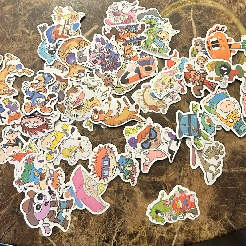 90s Cartoons Stickers 50 Pieces 90s Cartoons Stickers 50 Pieces