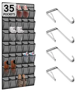 35 Compartment Over the Door Hanging Shoe Organizer