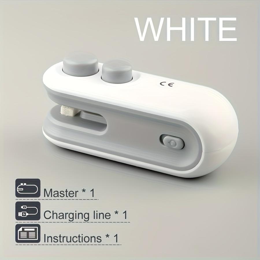 Mini Snack Bag Sealer Machine, Two-In-One Heated USB Rechargeable Snack Bag Sealer, Plastic Electric Heat Sealer, Portable Food Preserver