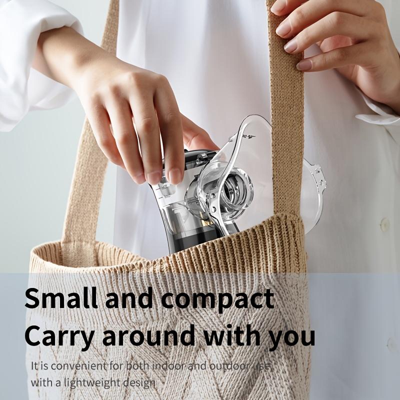 Handheld Smart Nebulizer: USB-powered,Portable Nebulizer with Self-Cleaning Mode, Rechargeable Nebulizer, quiet operation, easy to use and maintain