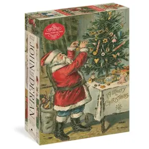John Derian Paper Goods: Santa Trims the Tree 1,000-Piece Puzzle John Derian Paper Goods: Santa Trims the Tree 1,000-Piece Puzzle