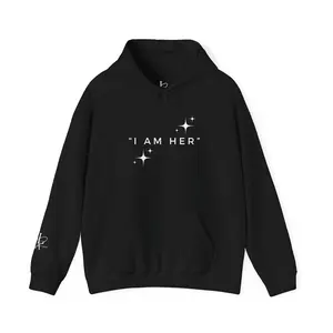 I Am Her - Lux Affirm Black Hoodie