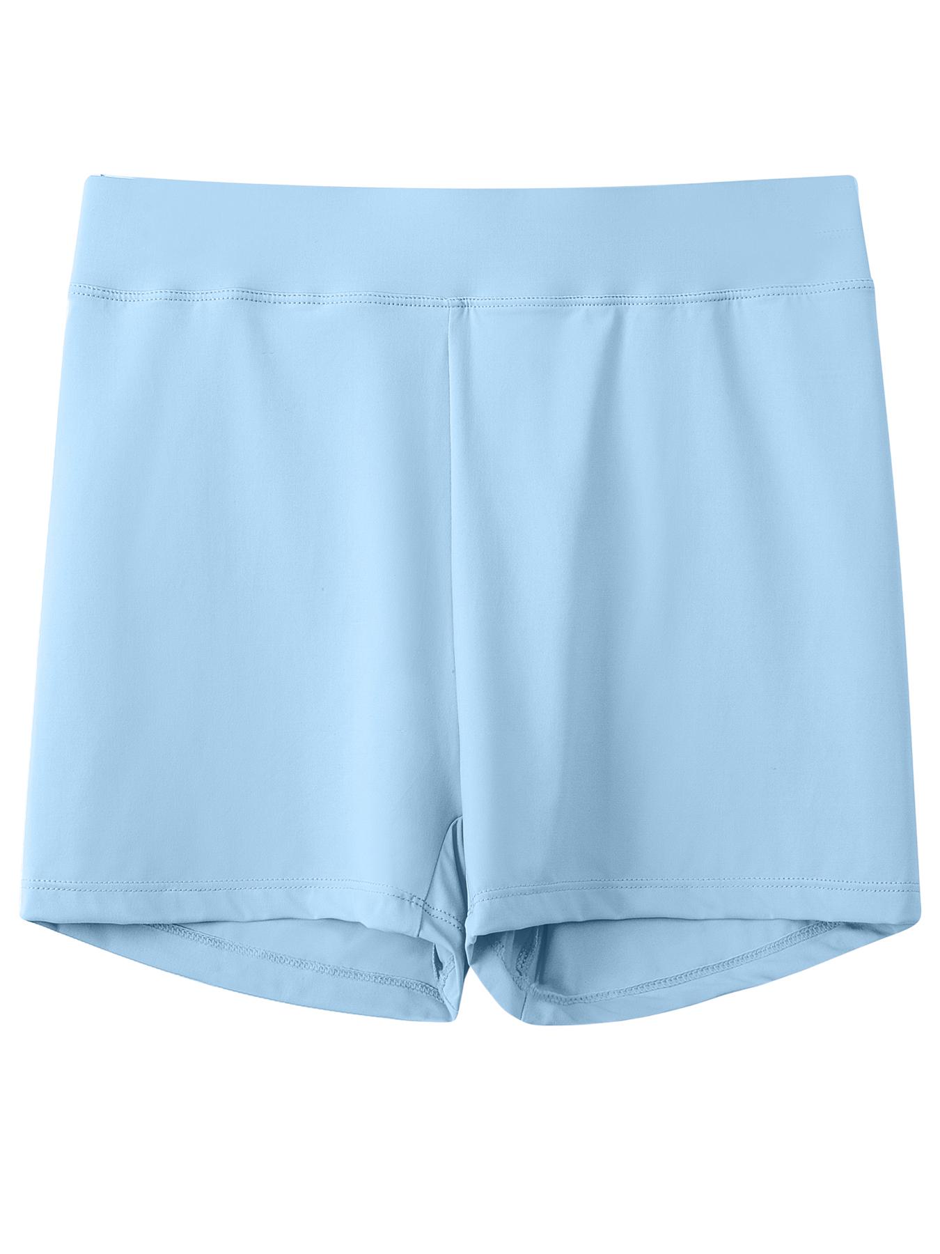 3Pieces / 3Set Silk Boy Shorts for Women Gym Yoga Athletic BootySpandex Cool Underwear Comfy Boyshorts Panties BoxerBriefs Summer Cute Teen Girls Clothes