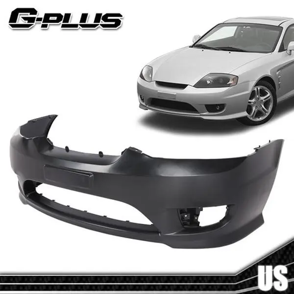 Fit For 05-06 Hyundai Tiburon Front Bumper Cover w/ Fog Light Holes HY1000153