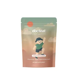 Kids Nutritional Gummies, Fortified with Calories, Total Carbohydrates & Total Sugars, Daily Nutritional Supplement, Support Bone Health, Supply Growth Nutrients & Enhance Calcium Absorption