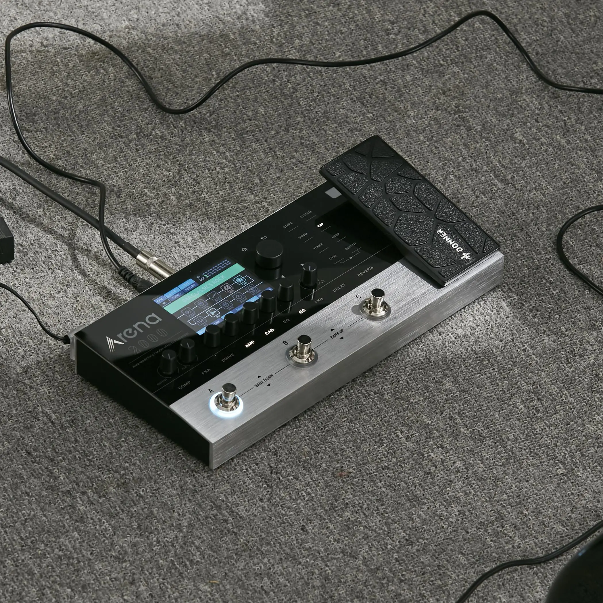 Donner Arena 2000 Multi-Effect Guitar Pedal AMP Modeling Multiple Effects Processor Donner Arena 2000 Multi-Effect Guitar Pedal AMP Modeling Multiple Effects Processor