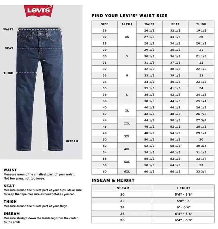 Levi's Classic Men's 501 Original Straight Leg Jean Black Menswear Denim Pants with Iconic Styling & Timeless Fashion