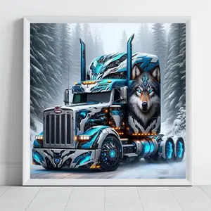 Adult Diamond Art Kit, Full Drill Round Diamonds, Home Decor Craft Supplies, No Frame DIY Wall Decoration, Perfect Gift Idea, Diamond Painting Kits