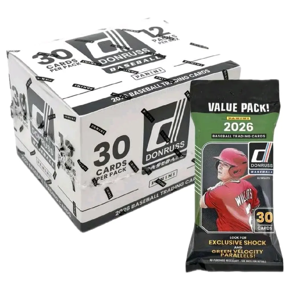 2026 Donruss Baseball Fat Packs - 30 Cards Per Pack