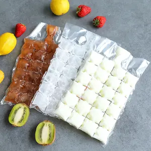 Disposable Ice Cube Bags Leakproof Self-Seal, Stackable Ice Mold for Easy Ice Cubes, Perfect for Parties, Cocktails & Coolers
