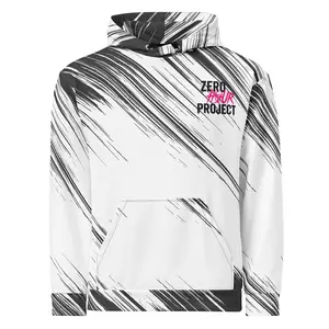 Midnight Static Hot Pink Hoodie