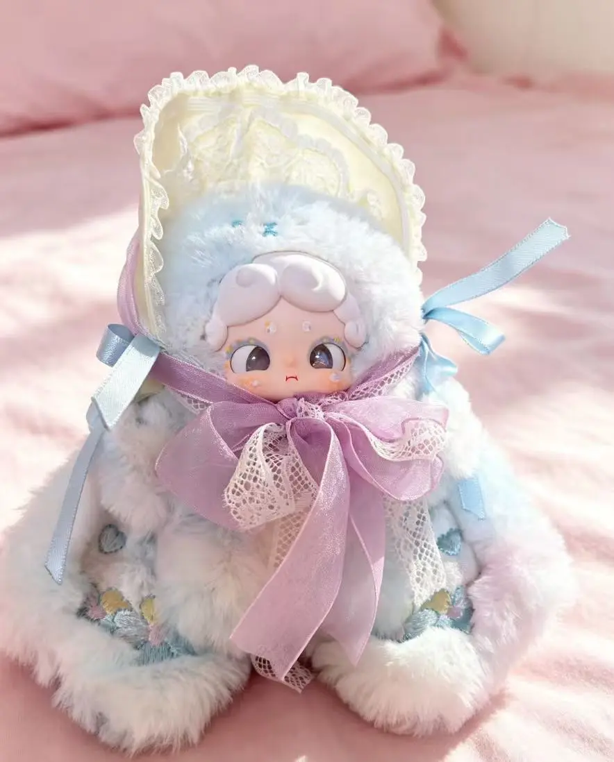b16- Lucky Deer Nai Blossom Tea Break Series Blind Boxes Soft Plush Collectibles(Hidden Style Probability: 58:1)