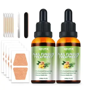 Treatment Extra Strength,Antifungal Solution and Fungal Nail Patches Treatment for Toenails or Fingernail- Ginger Formula Strengthens Thick Discolored Damaged Nails & Stops Infectionl Nail Patches Treatment