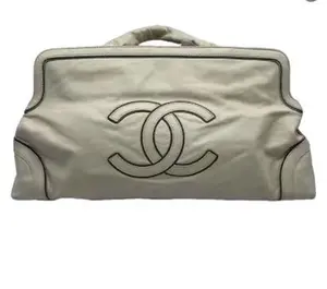 Pre-owned CHANEL h9 Large Double C Handbag / Cosmetic Bag 62936