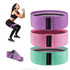 Resistance Loop Bands Set, 3 Counts Elastic Squat Resistance Bands, Yoga Stretch Bands, Home Gym Fitness Equipment