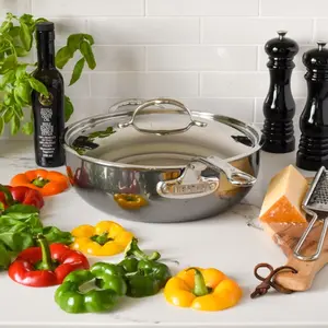Hestan NanoBond Titanium Covered Essential Pan with Helper Handle