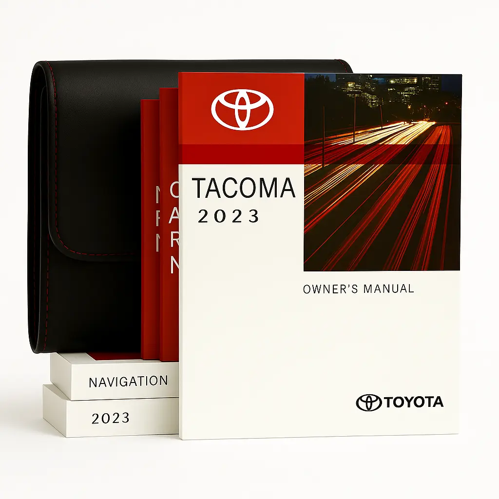 2023 Toyota Tacoma Owners Manual Set