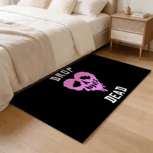 T-The Fox and the Hound cartoon Floor Mat Thickened Soft Flannel Rug – Non-Slip, Absorbent & Wear-Resistant Indoor Mat for Entryway, Living Room & Daily Home Use