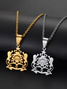 1pc Morocco Pendant Necklaces Maroc‎ Stainless Steel National Jewelry