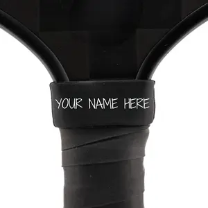 Custom Pickleball Paddle Band - Jet Black