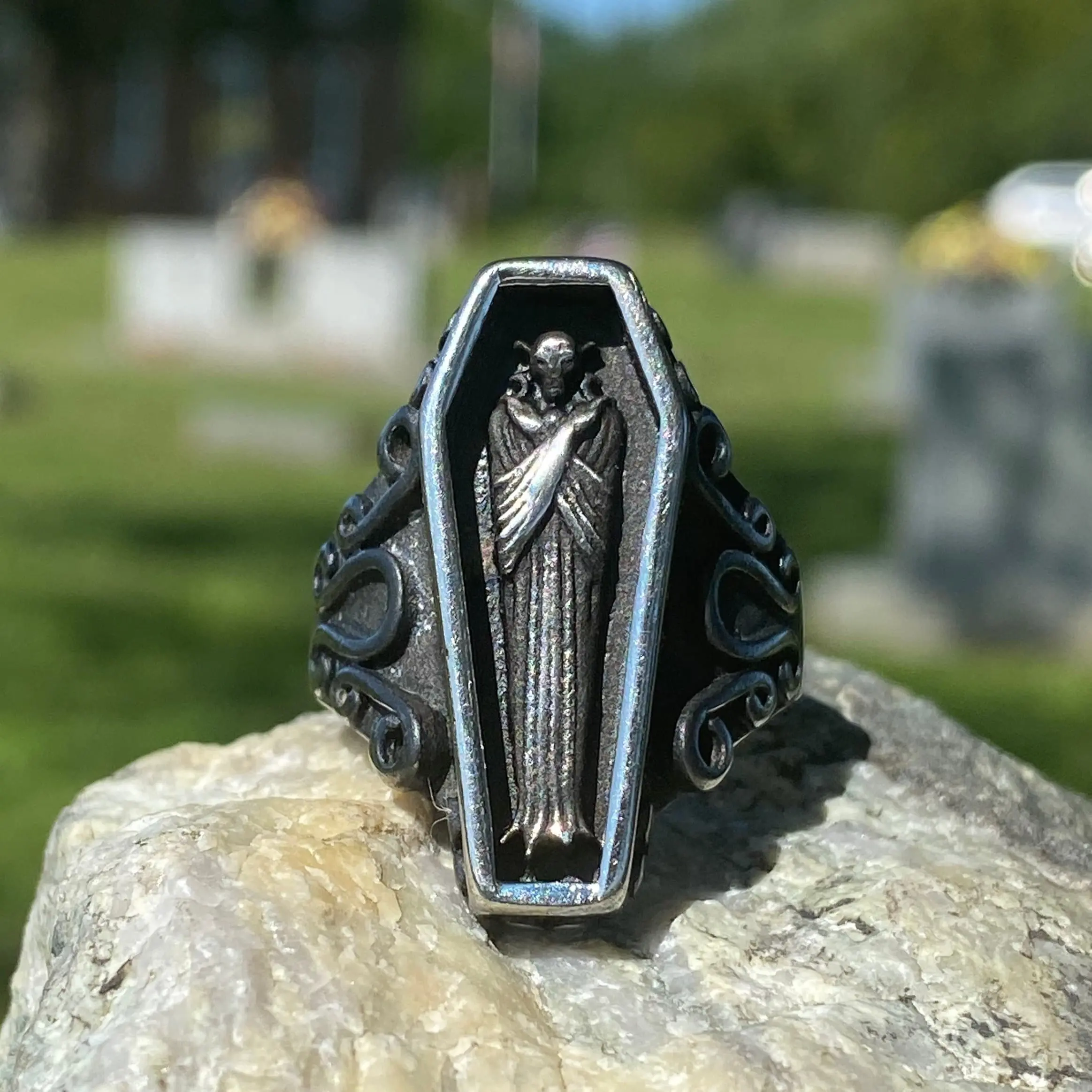 Vampire Coffin Ring