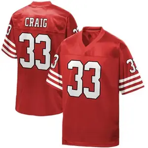 Full Print Craig #33 Jersey Shirt, America Football Jersey, Sport Clothing, Football Uniform, Jersey For Football Fans, Gift for him