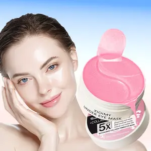 60pcs Niacinamide & Collagen Eye Treatment Mask, Deep Moisturizing & Hydrating, Fine Lines Reduction, Brightening, Anti-Dryness, Suitable All Skin Types