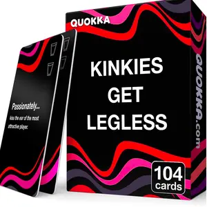 QUOKKA Card Games for Adults Let’s Get Legless - Adult Games for Party Game Night with 104 Hilarious Tasks & Risky Questions
