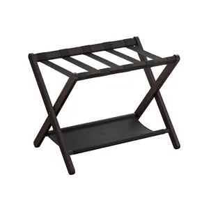 SONGMICS Luggage Rack with Storage Shelf