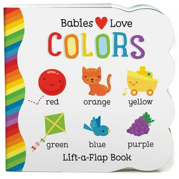 Babies Love Colors - Michelle Rhodes-Conway English Children's Learning Book, Early Learning Board Book for Infants & Toddlers, Engaging Illustrations, Develops Fine Motor Skills & Hand-Eye Coordination, Babies And Toddlers