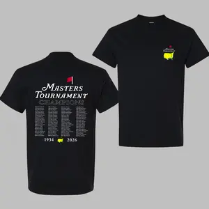 Master Golf 2026 Tournament Shirt – Augusta National Inspired Champions Tee, Trendy Golf Fan T-Shirt for Men Women, Classic Cotton Sports Apparel