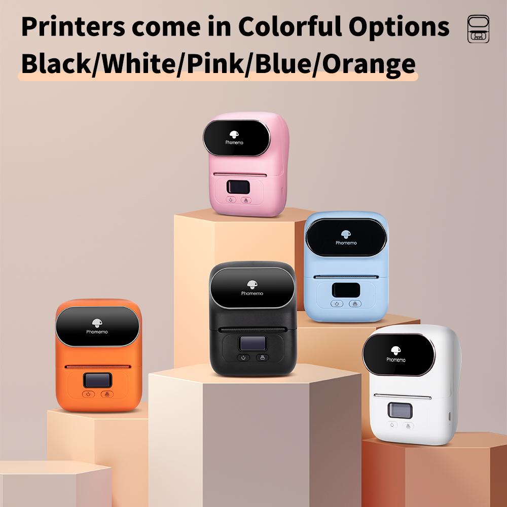 Portable Label Printer Mini Thermal Self-Adhesive Sticker Printer Mobile Pocket Tag Price UV Label Sticker Printer