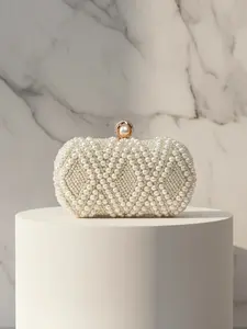 Elegant Women's Handbag Evening Bag, Fashion Artificial Pearl Clutch, Versatile Banquet Purse, Perfect for Weddings, Parties, Birthdays
