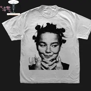 bjork tshirt, Y2K