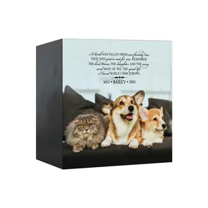 Personalized Pet Cremation Urn Shadow Box Pet Memorial Gift for Puppy Dog Loss Kittens Cat Loss Sympathy Gift for Pet Lovers | A Limb Has Fallen