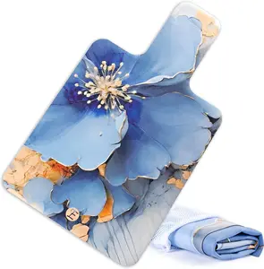 Echome Pilates Reformer Mat Towel with Shoulders, Pilates Reformer Cover with Great Grip, Easy to Wash Light Weight Portable echome