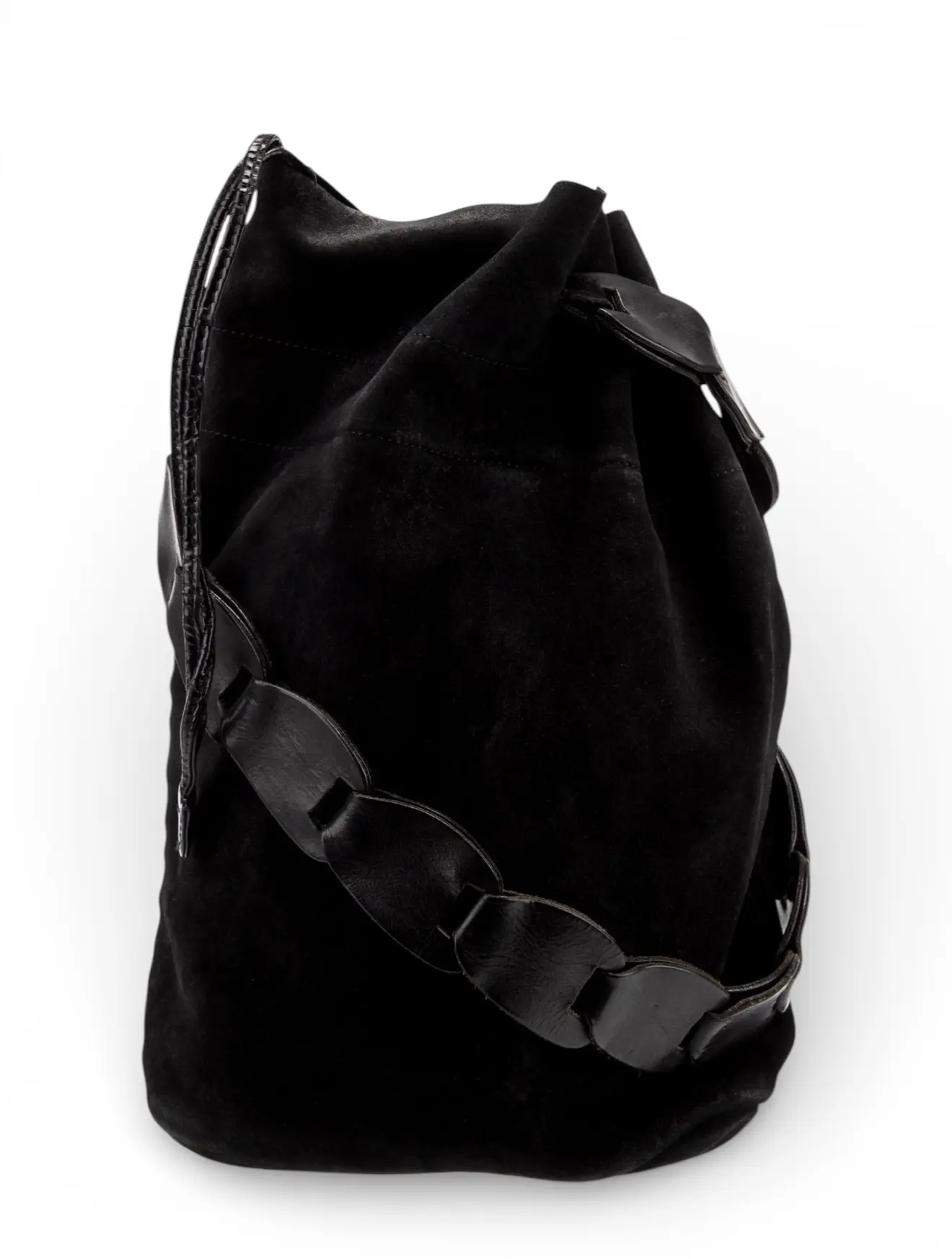 バッグ GUCCI Tom Ford Suede Leather Bucket Bag Pre-owned GUCCI Suede and Leather Bucket Tom Ford Era SS98 Runway