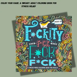 Color Your Rage: A Sweary Adult Coloring Book for Stress Relief