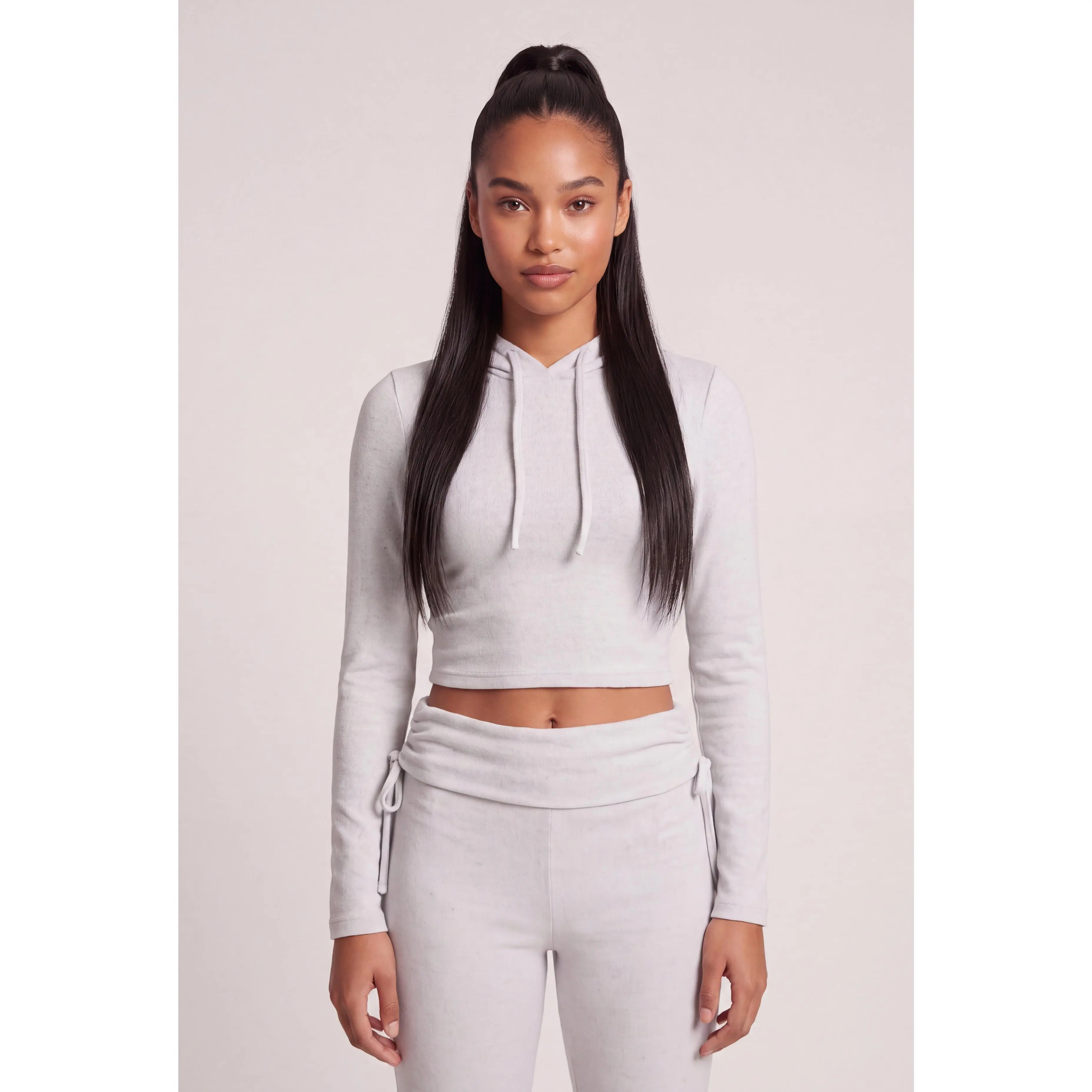Delilah Hooded Crop Top