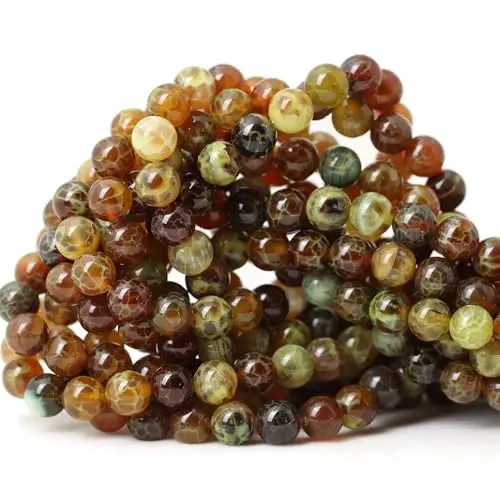 Antique Style Dragon Vein Agate