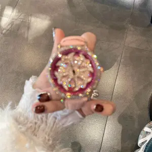 High-End Luxury New Dragon Fruit Color Fortune Watch Student Waterproof Quartz Watch Rotating Watch