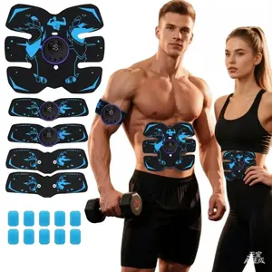 Abs Stimulator, Muscle Stimulator, Abdominal Trainer, Ab Toning Belt, Waist and Hip/arm/leg Combo Trainer, Fitness Equipment for Men and Women