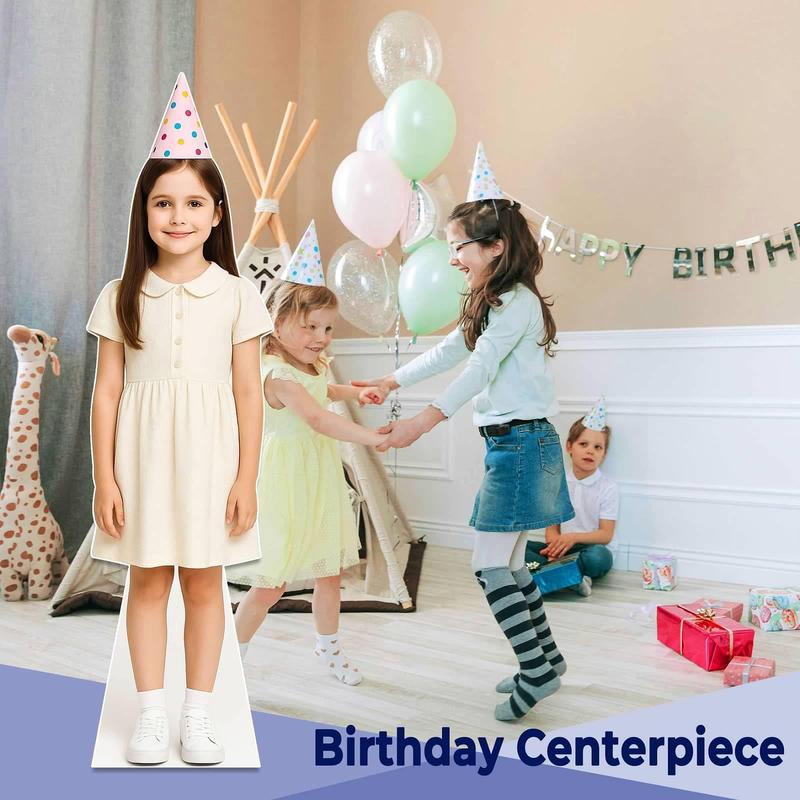 Turn Your Photo into Giant Life Size Cutout Custom Standee for Birthday Graduation Pranks Waterproof Corrugated Plastic Party Prop Made in USA