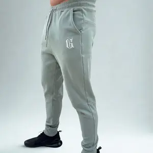 Men's Premium Joggers God's Champion - Puff Embroidered Logo & Drawstring Waist & tapered for performance Menswear Pants Pocket