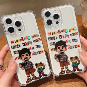 Bads Bunnys DTMF album art Phone Case Suitable for iPhone 17 16e 16 15 14 13 12 11 Mini Pro Max Air X XR XSMAX 8 7 Plus Anti Fall Transparent Soft Back Cover