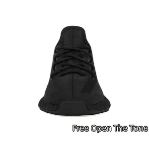 Subtle Jacquard Semi Sheer Knit Athletic Sneakers Men Women, Fashion All Black Breathable Running Shoes with Shock Absorbing Midsole, Wear Resistant Non Slip Walking Trainers for Indoor Outdoor Night Use