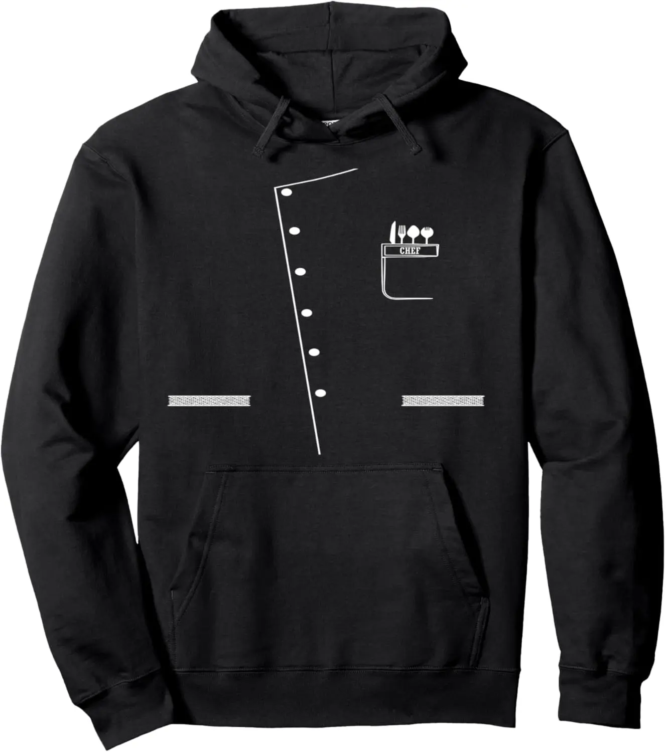 Chef T Shirt Funny Cooking Uniform Jacket Hoodie Pullover Hoodie
